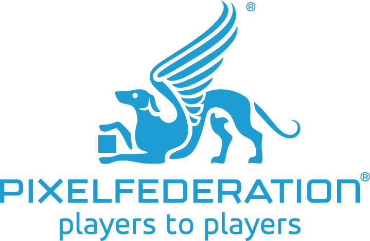 Pixel Federation logo farebné